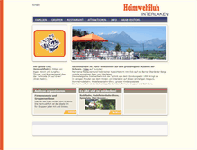 Tablet Screenshot of heimwehfluh.ch